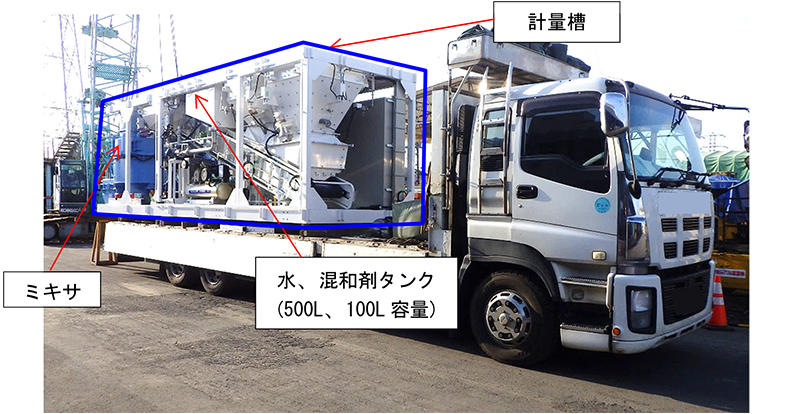 写真1 車載型(プラオンカジ 必勝 掲示板設備をトラックに車載した状態で製造)